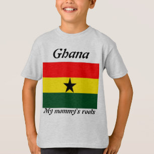 My mommy's roots ghana kids t-shirts