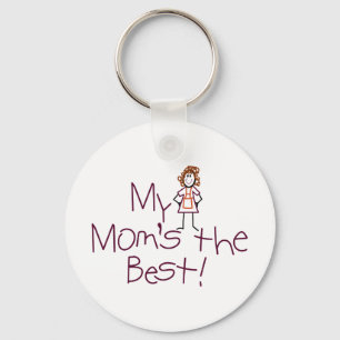 My Moms The Best Keychain