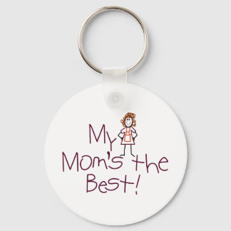 My Moms The Best Keychain