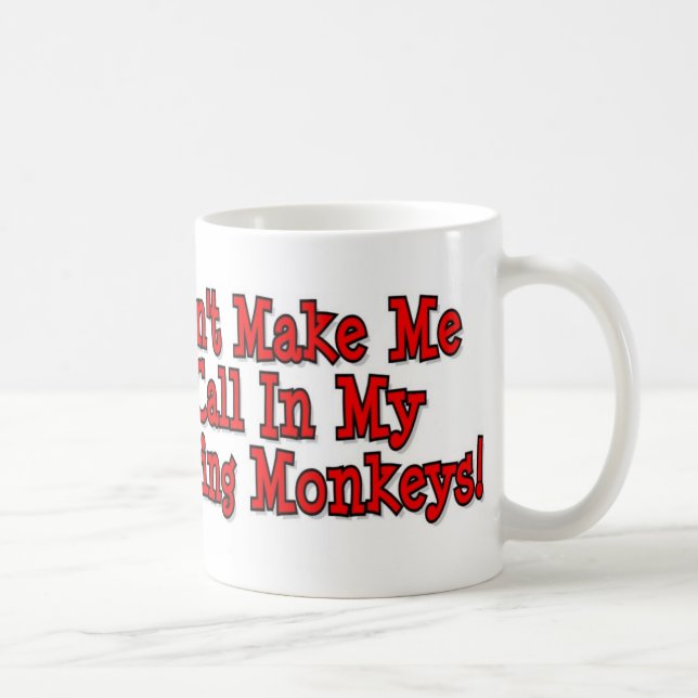My Monkeys Coffee Mug (Right)