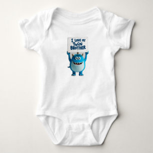 My Monster Twin Brother Baby Bodysuit