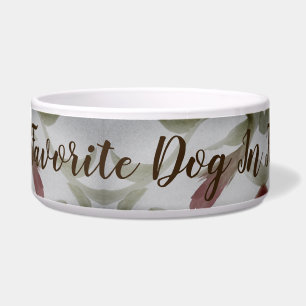 My Most Favourite Dog In The World Pet Bowl