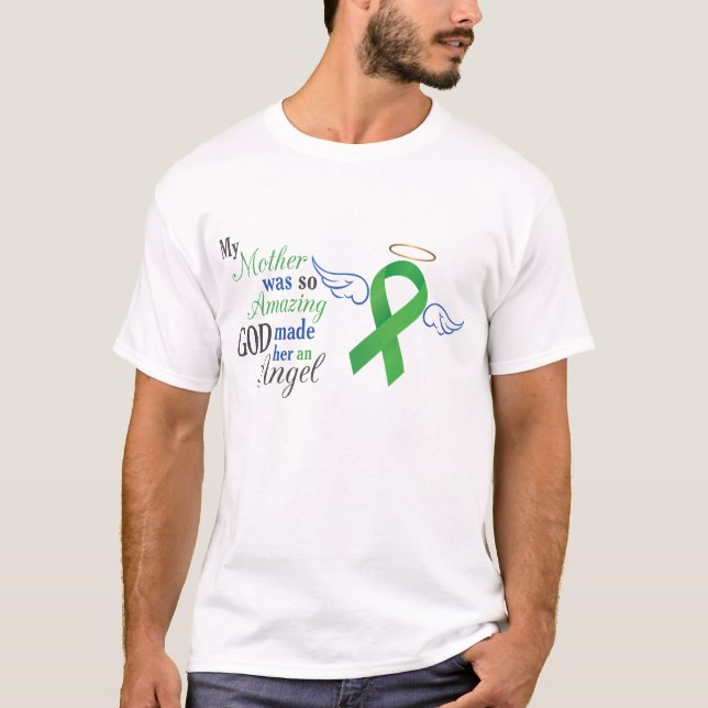 My Mother An Angel - Bile Duct Cancer T-Shirt (Front)