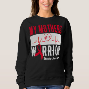 My Mother In Law Is A Warrior Stroke Awareness Sur Sweatshirt