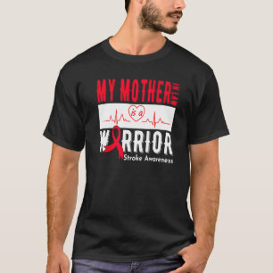My Mother In Law Is A Warrior Stroke Awareness Sur T-Shirt