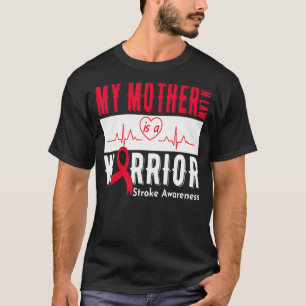 My Mother In Law Is A Warrior Stroke Awareness Sur T-Shirt
