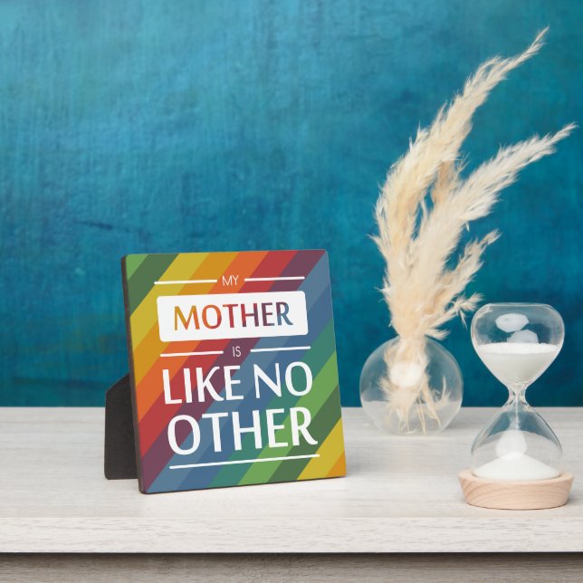 My mother is like no other plaque (Insitu)