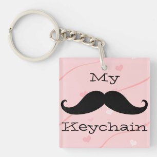 My Moustache Acrylic Keychain