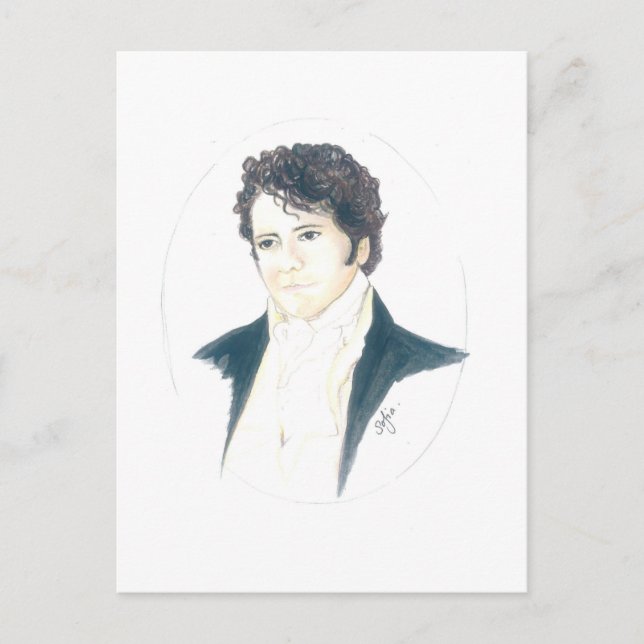 My Mr Darcy Postcard (Front)