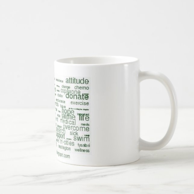 My MS Journal - wordcloud Coffee Mug (Right)