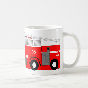 My mug is a FIRE TRUCK