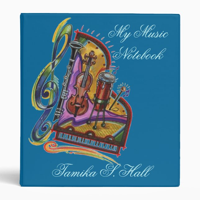 My Music Notebook Binder (Front)