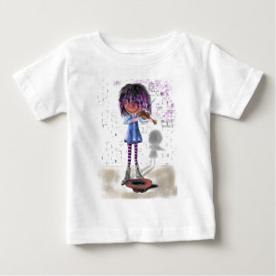My Music - The Little Violinist - Sweet Baby T-Shirt