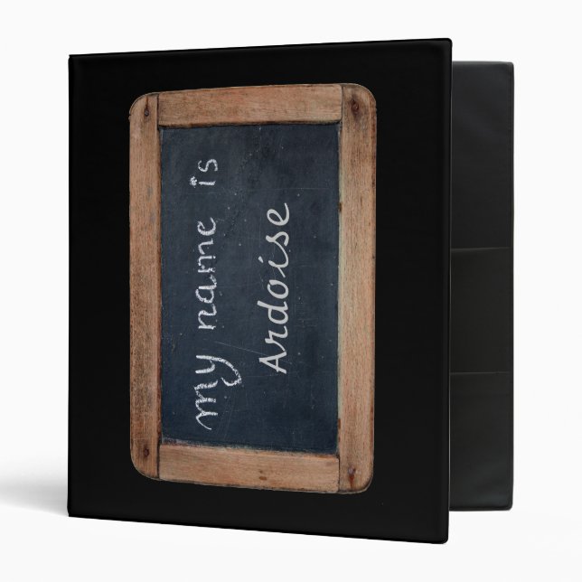 My name is Add Your Name Personalized Binder (Front/Inside)