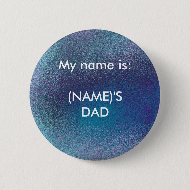 My name is - button (Front)