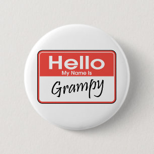 My Name is Grampy 2 Inch Round Button
