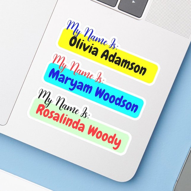 My Name is Labels - Waterproof Last Name Stickers (Personalized Name stickers
)