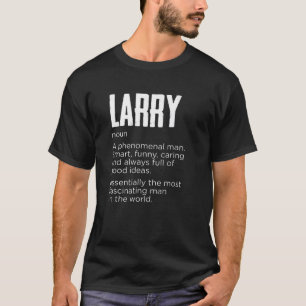 My Name Is Larry Funny Name Tag T-Shirt