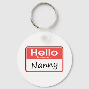 My Name is Nanny Keychain
