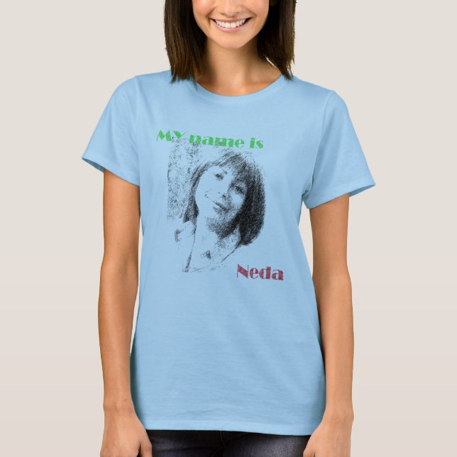 my name is neda T-Shirt (Front)