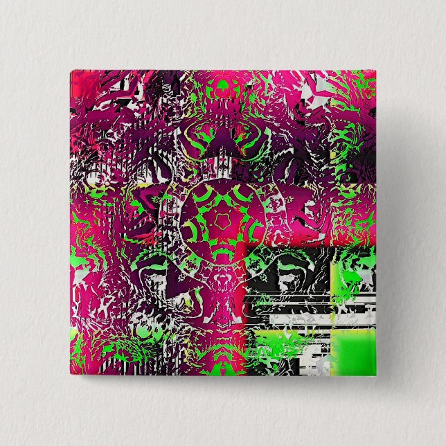 My Name Is Not Donna  2 Inch Square Button (Front)