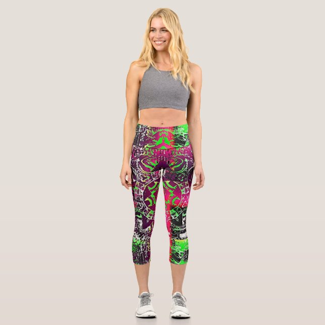My Name Is Not Donna  Capri Leggings (Front)