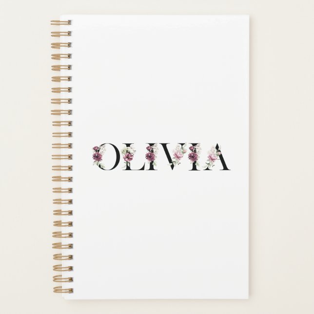  My name is Olivia. My name is Olivia. Planner (Front)