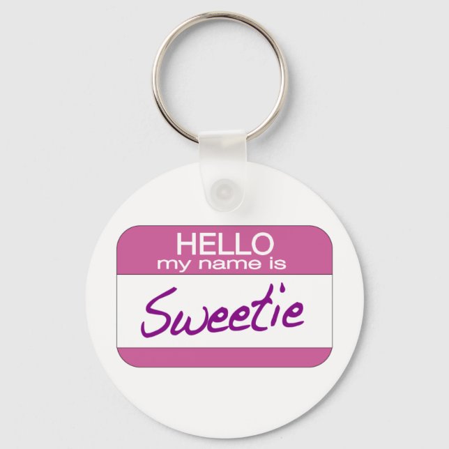 My Name is Sweetie Keychain (Front)