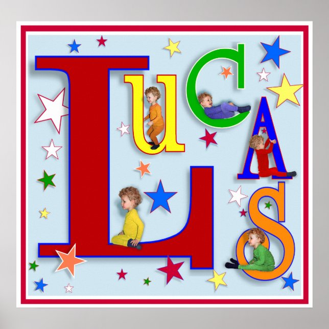 My Name - "Lucas" Print (Front)