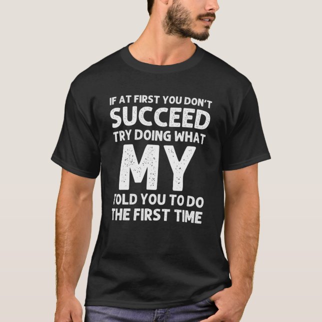 MY Name Personalized Birthday Funny Christmas Joke T-Shirt (Front)