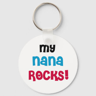 My Nana Rocks Keychain