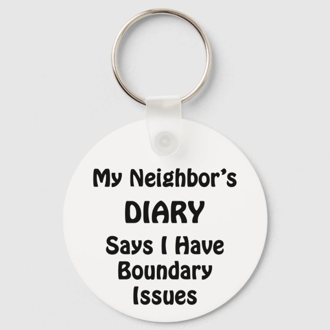 My Neighbour's Diary Keychain (Front)