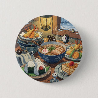 My Neighbour's Dinner 2 Inch Round Button