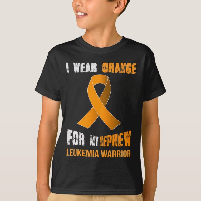 MY NEPHEW - MY LEUKEMIA WARRIOR  T-Shirt (Front)