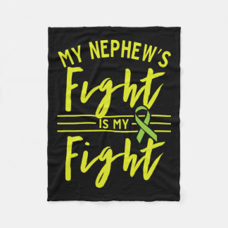 My Nephew's Fight Is My Fight Kidney Disease Aware Fleece Blanket
