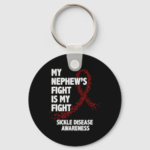 My Nephew's Fight Is My Fight - Sickle Cell Awaren Keychain