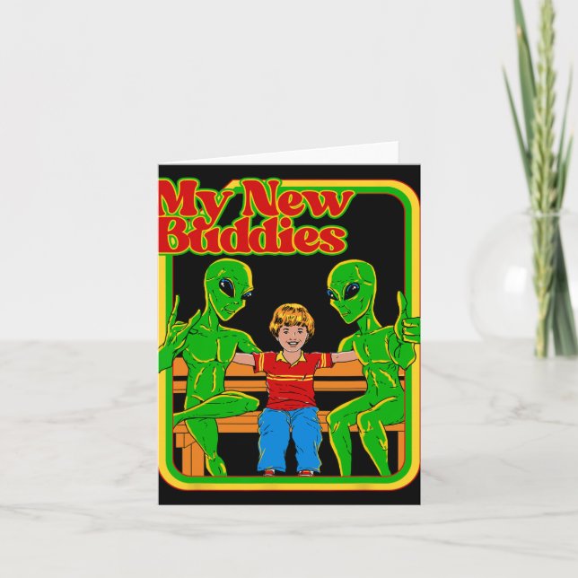 My New Buddies Funny Vintage Child Game  Card (Front)