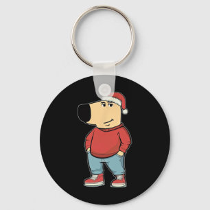 My New Character Is A Chill-guy Meme Funny Christm Keychain
