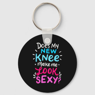 My New Knee Gift Funny Knee Replacement Surgery Jo Keychain
