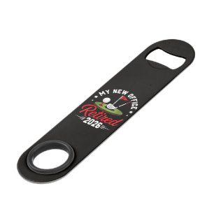 My New Office Retired 2026 Golf Retirement Bar Key