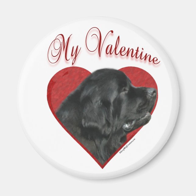 My Newfoundland Valentine Magnet (Front)