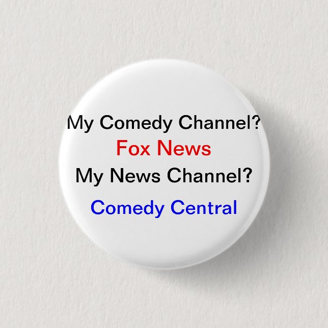 My News Source? 1 Inch Round Button (Front)