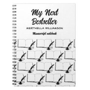 MY NEXT BESTSELLER Writers Manuscript Notebook