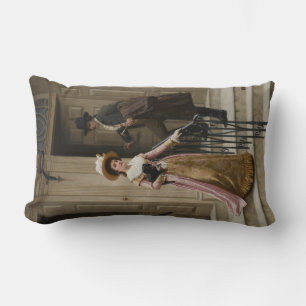 My Next-Door Neighbour (Flirting Couple) (Beauty) Lumbar Pillow