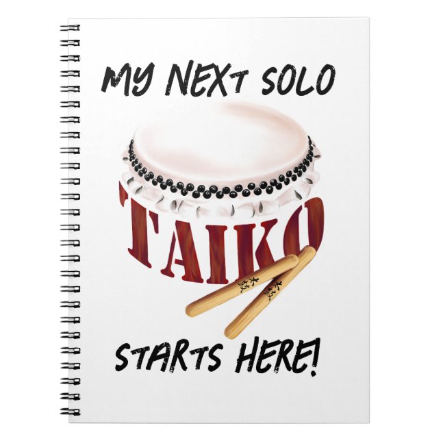 My next solos starts here notebook (Front)