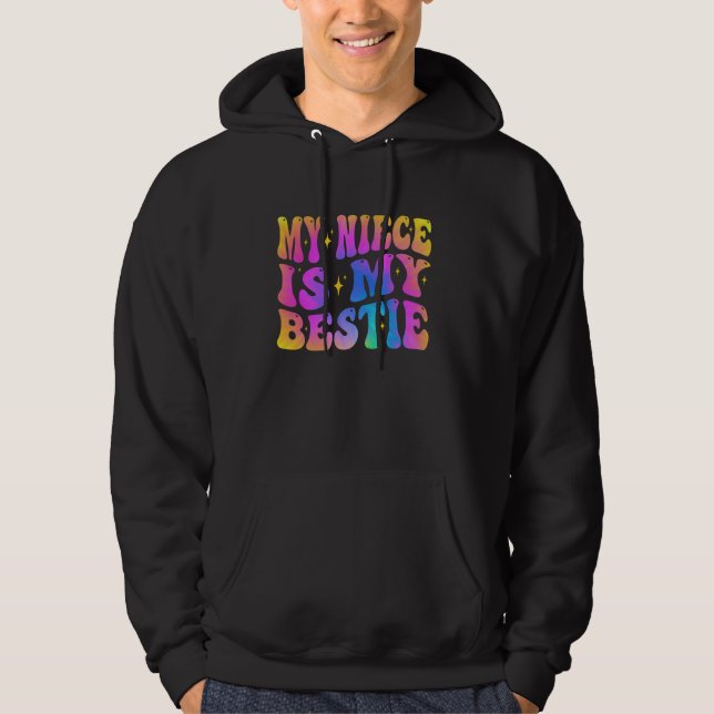 My Niece Is My Bestie Aunt & Niece Matching Cute F Hoodie (Front)