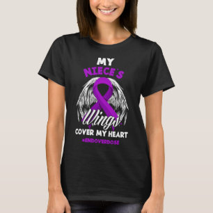 My Niece's Wings Cover My Heart End Overdose  T-Shirt