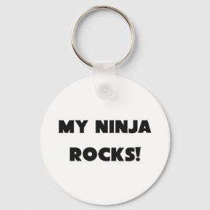 MY Ninja ROCKS! Keychain