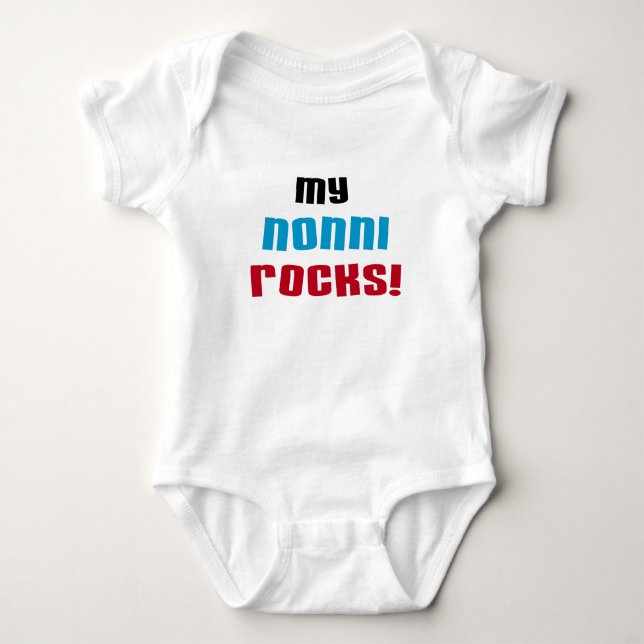 My Nonni Rocks Infant Bodysuit (Front)