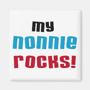 My Nonnie Rocks t-shirts and Gifts Magnet